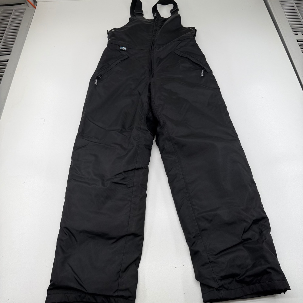 Katahdin Snowmobile Gear Women Black Insulated Bib Snow Pants Overalls Medium - Picture 1 of 7
